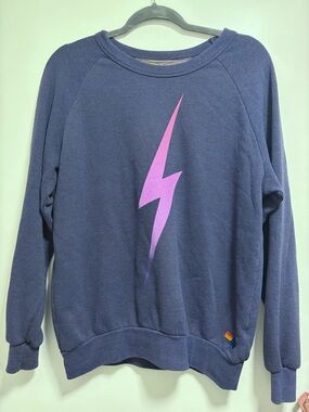 Aviator Nation
BOLT FADE SWEATSHIRT - NAVY // PINK PURPLE